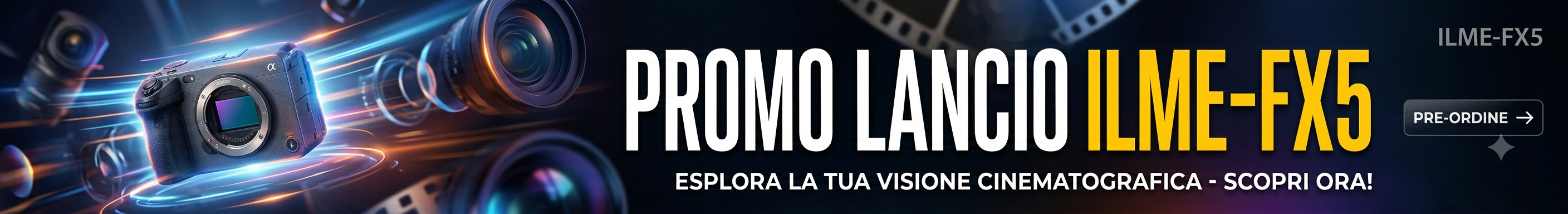 Sony ID.17 promo lancio ILME-FX5